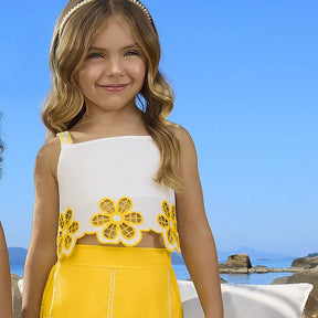 Conjunto Infantil Menina Bordado Milon