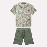 Conjunto Infantil Menino Folhagem Milon