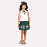 Conjunto Infantil Menina Flores Milon