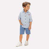 Conjunto Infantil Menino Listrado Milon